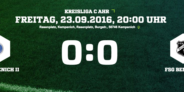 Kreisliga C Ahr: Kempennich vs. Bengen 0:0